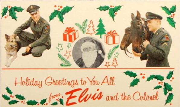 Elvis Christmas Card